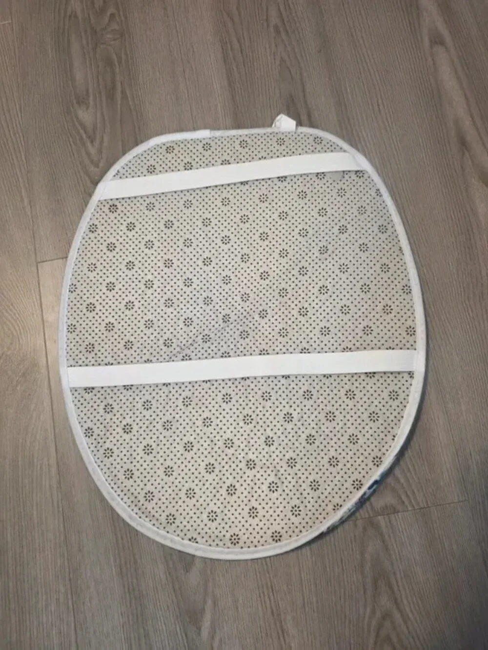 Toilet seat cover and shower curtain